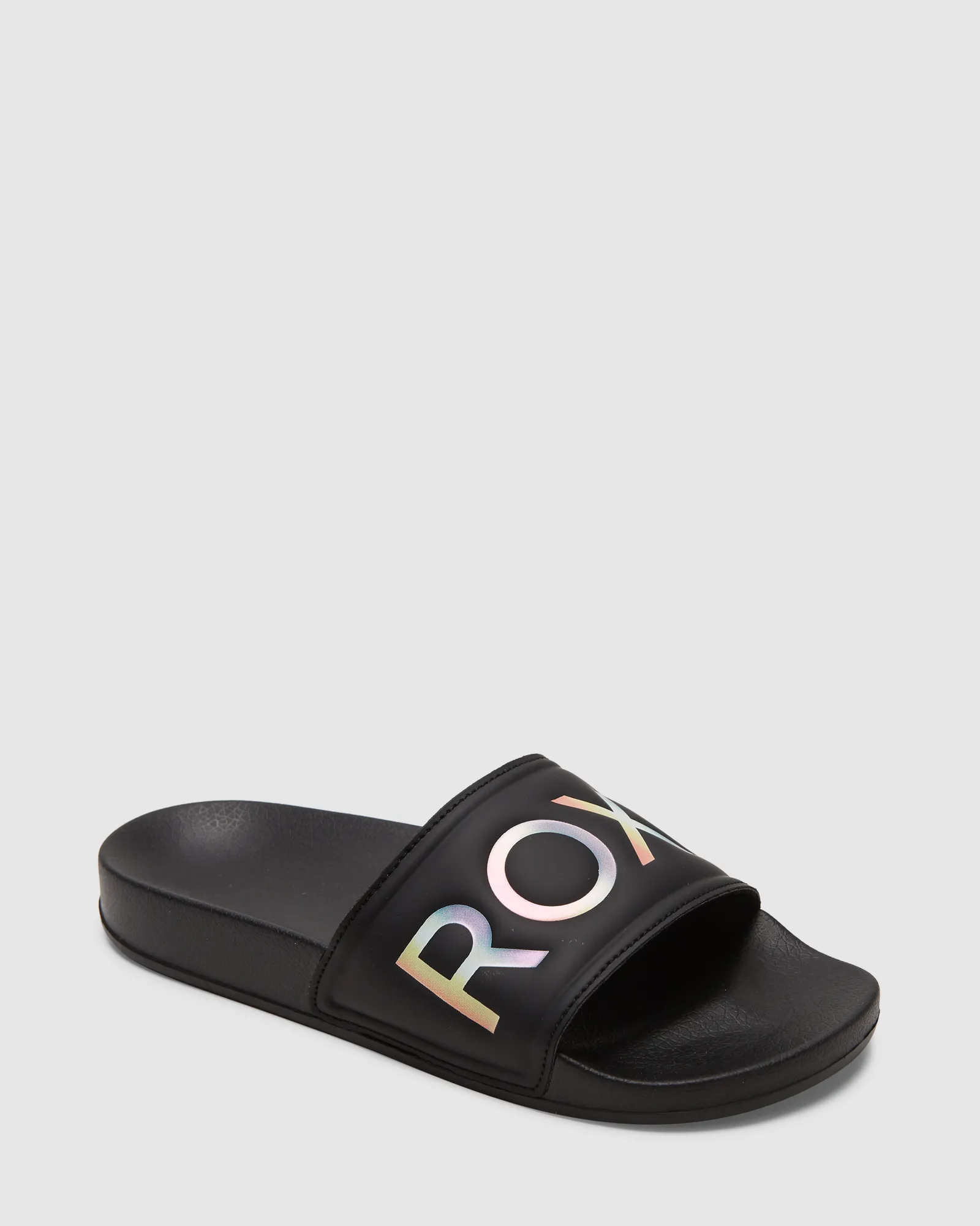 Roxy Womens Slippy Slider Sandals - Black Geo | SurfStitch