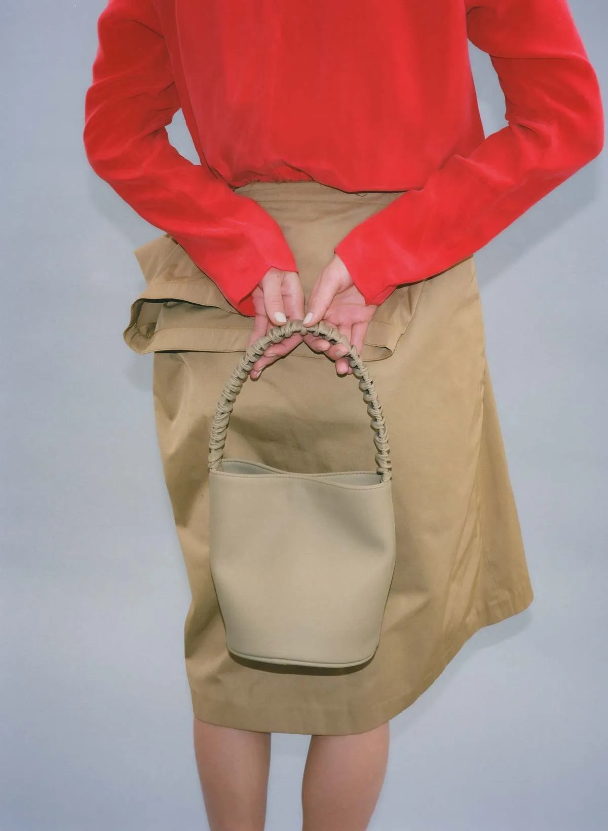 Sample Scrunchie Bucket Bag - Toffee