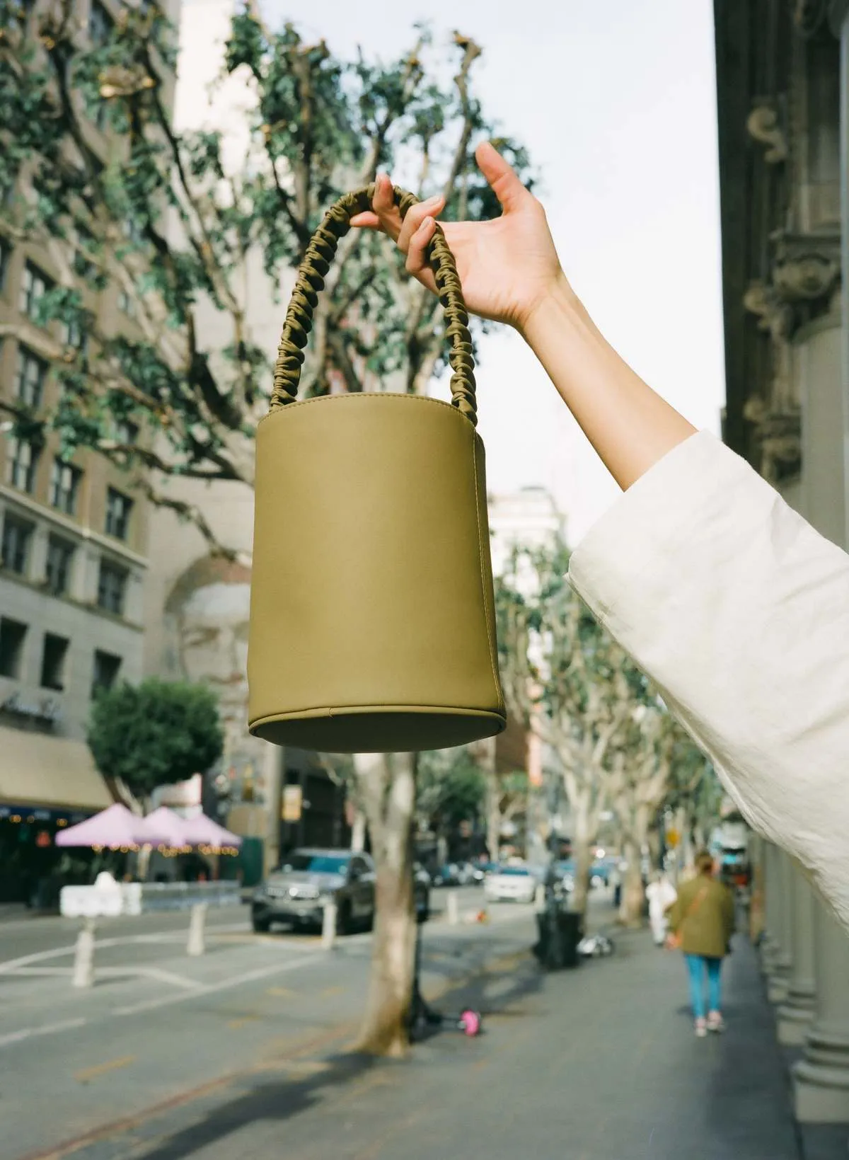 Sample Scrunchie Bucket Bag - Toffee