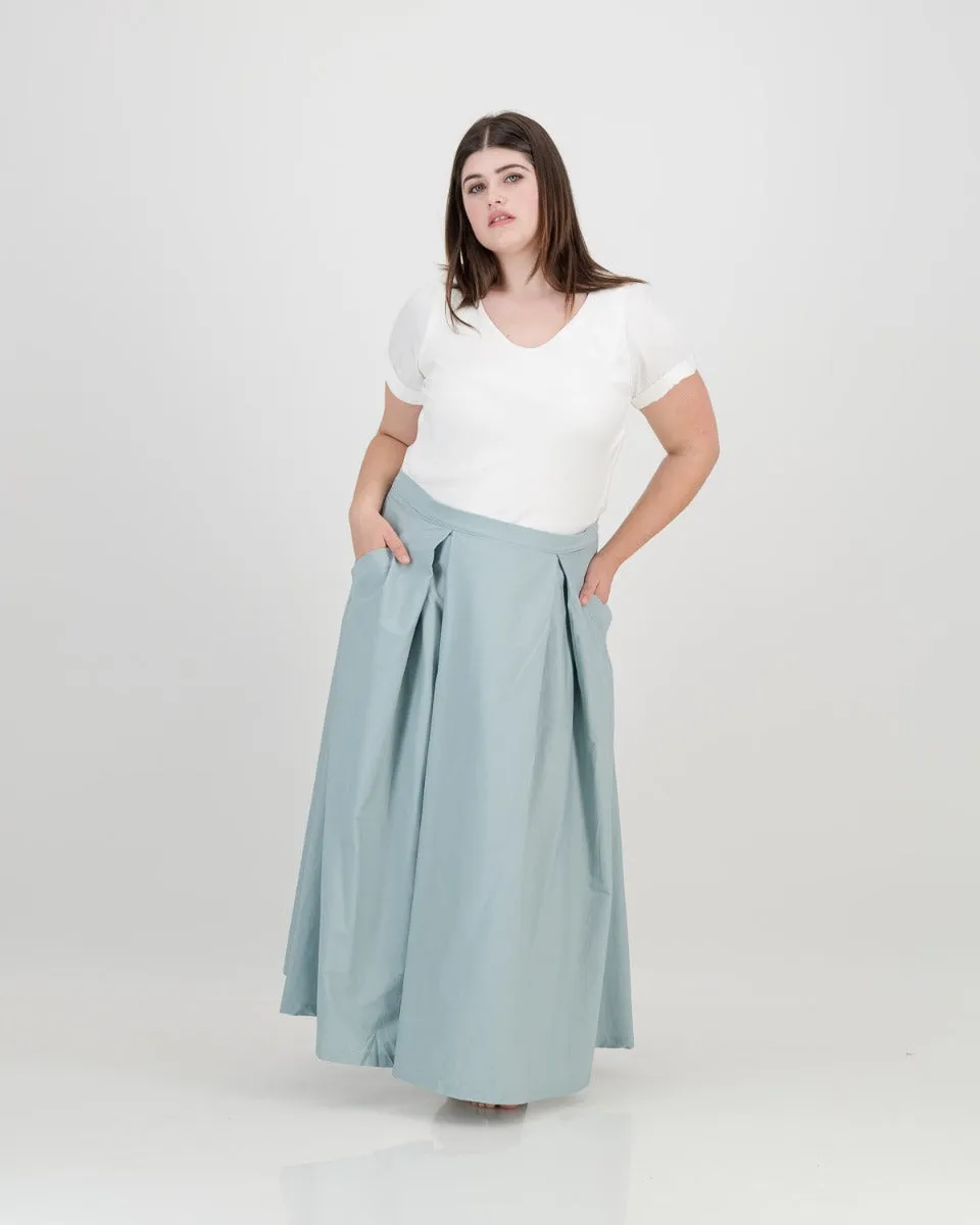 samurai skirt - light blue