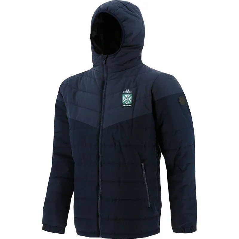 Scariff GAA Club Men's Maddox Hooded Padded Jacket Marine