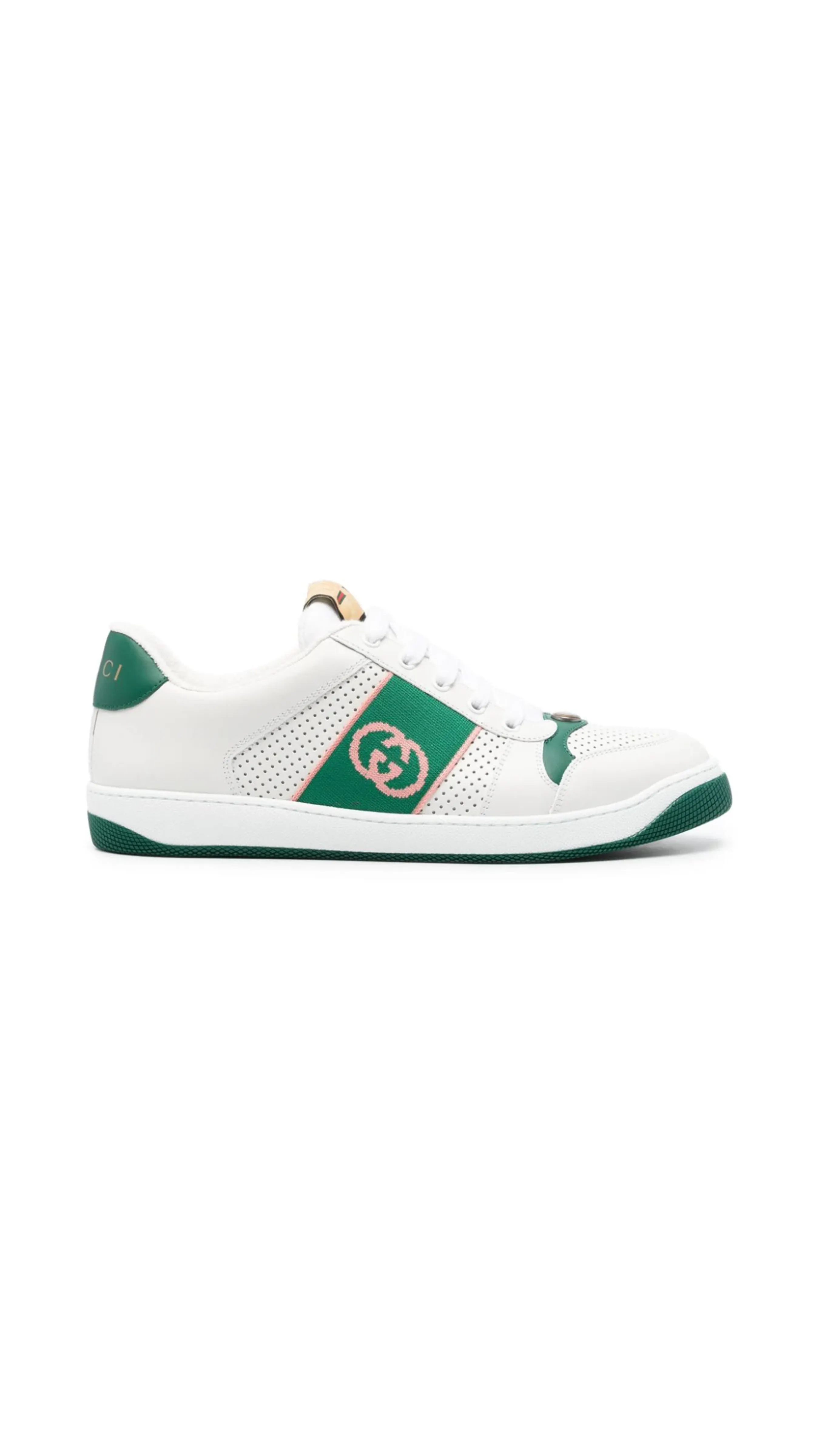 Screener Sneakers - White/Green