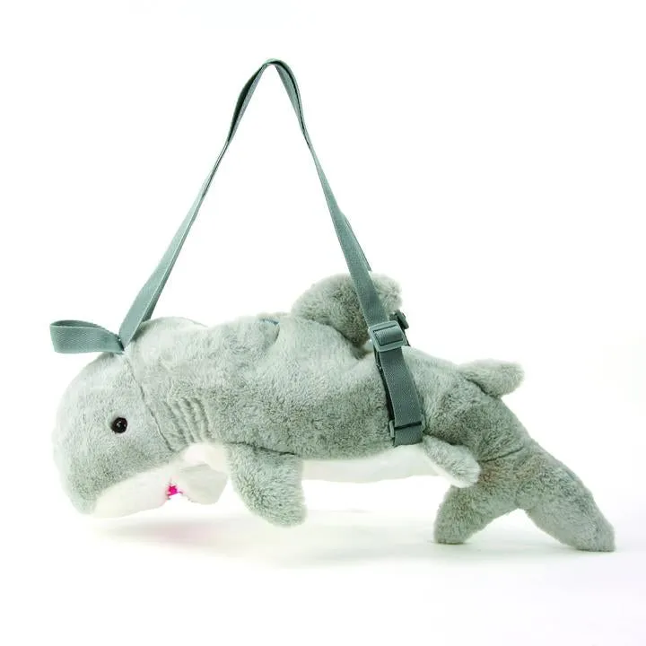 Shark Furry Mini Backpack