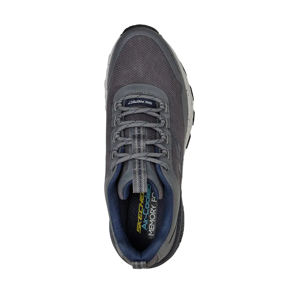 SKECHERS Men's Max Protect-Liberated Running Shoe (Charcoal)