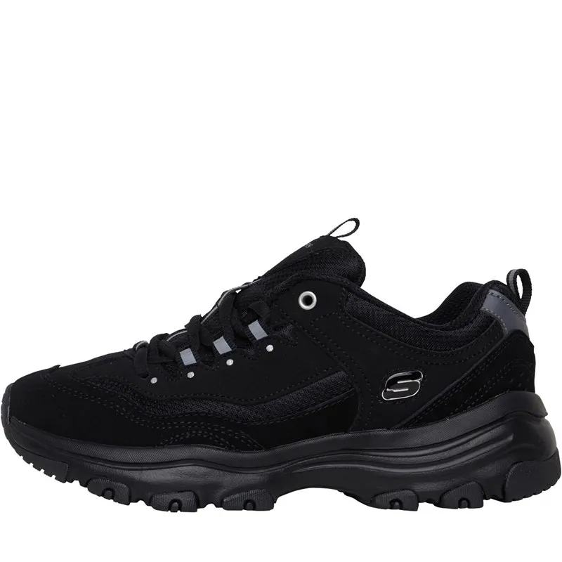 SKECHERS Womens I-Conik Trainers Black/Black