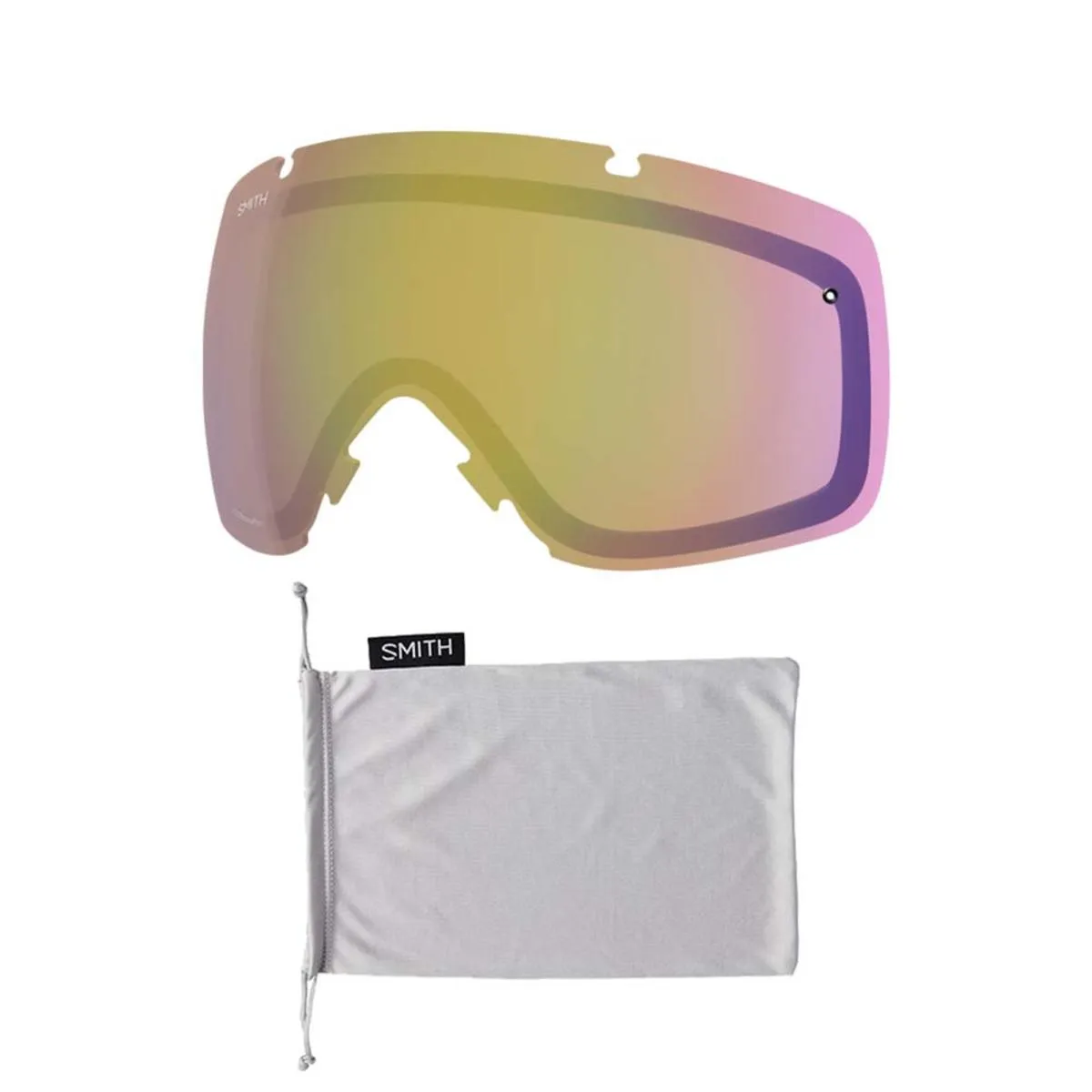 Smith Optics I/O Goggles Chromapop Sun Platinum Mirror - White Vapor Frame