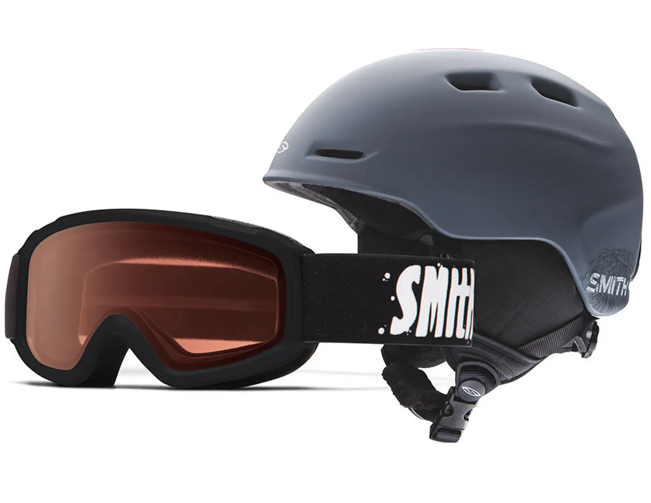 Smith Zoom Jr Helmet + Sidekick Goggles Combo 2016