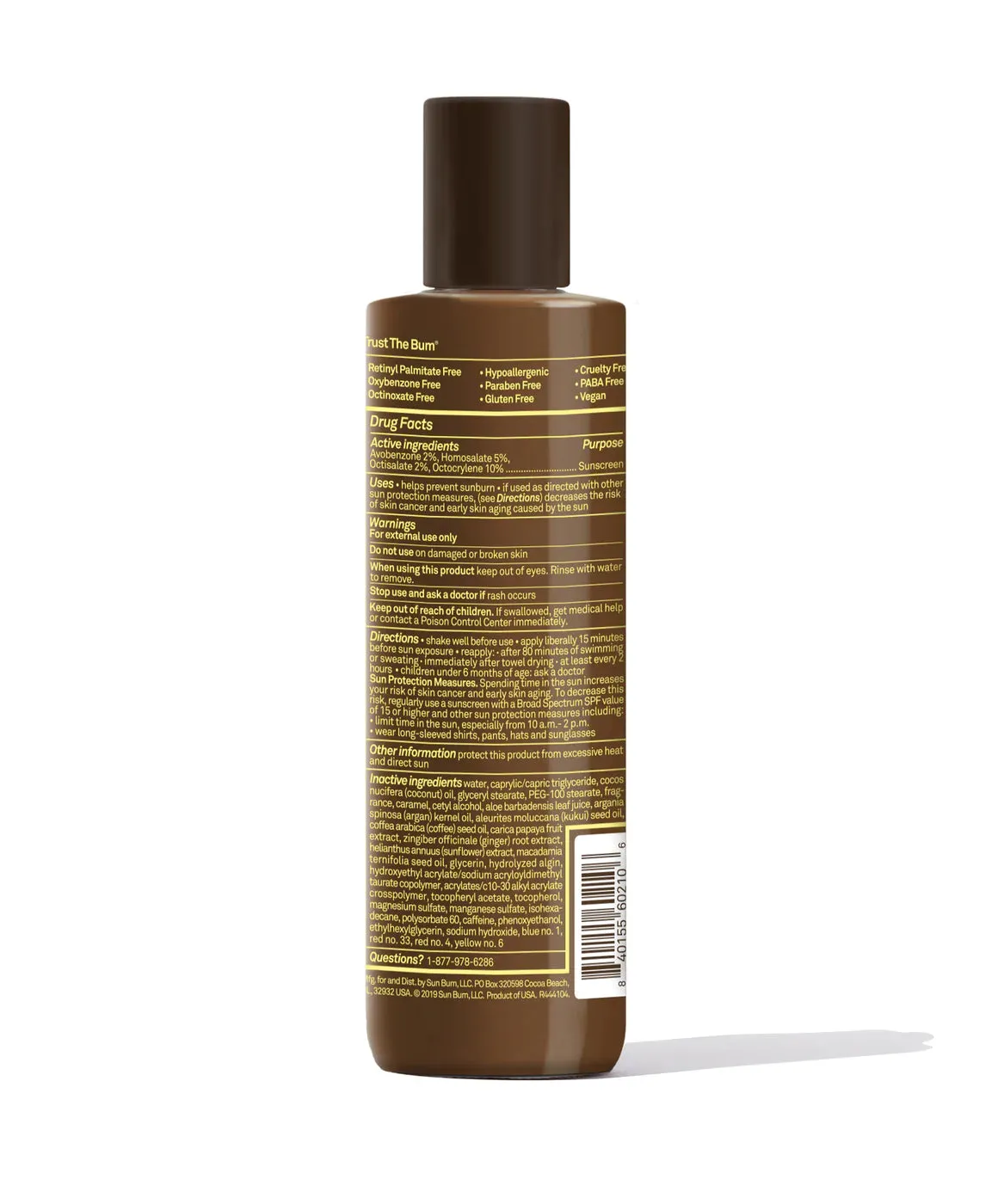 SPF 15 Sunscreen Browning Lotion