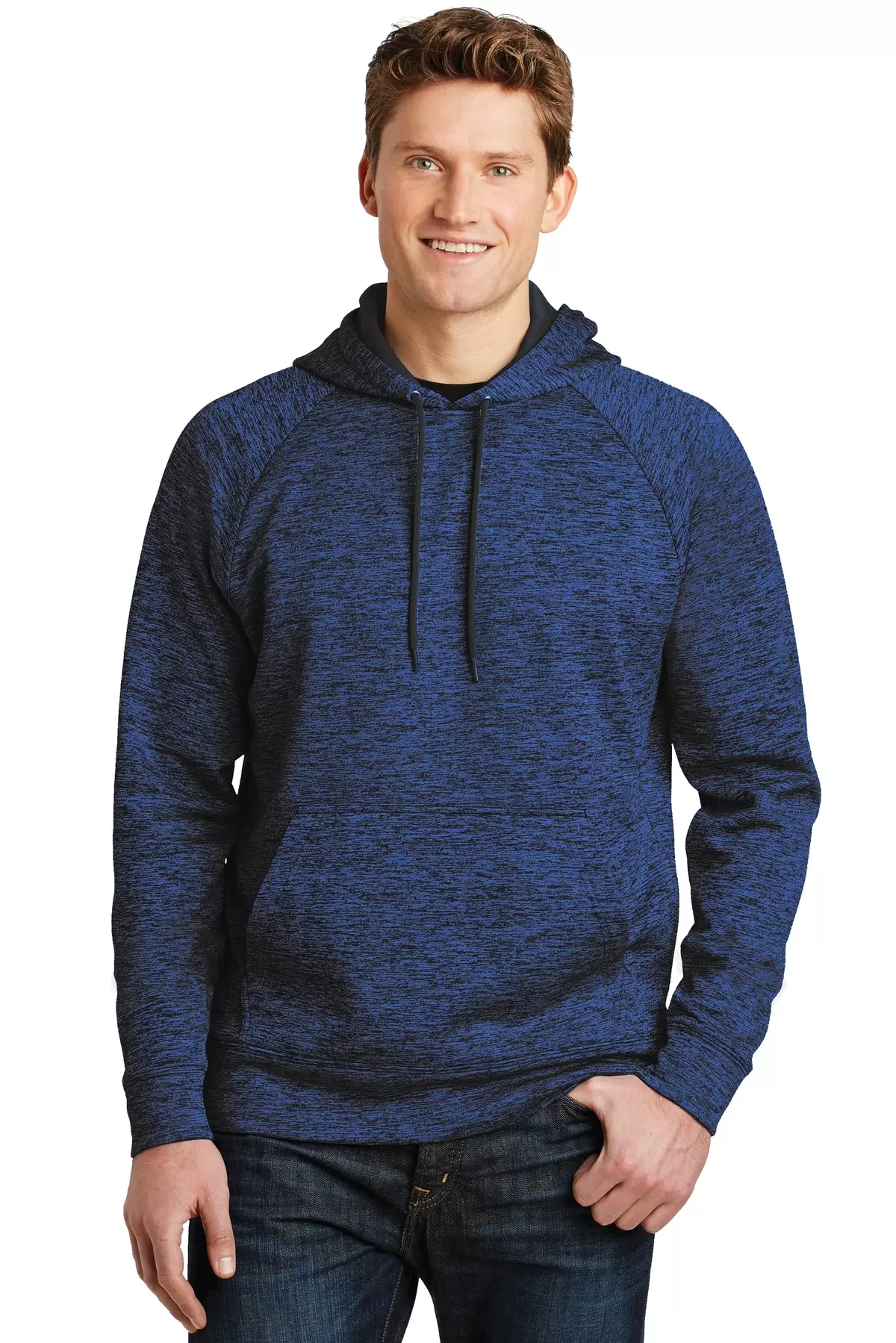 Sport Tek ST225 Sport-Tek PosiCharge Electric Heather Fleece Hooded Pullover SKU: ST225