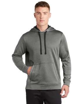 Sport-Tek ST264 Men PosiCharge Sport-Wick Heather Fleece Hooded Pullover