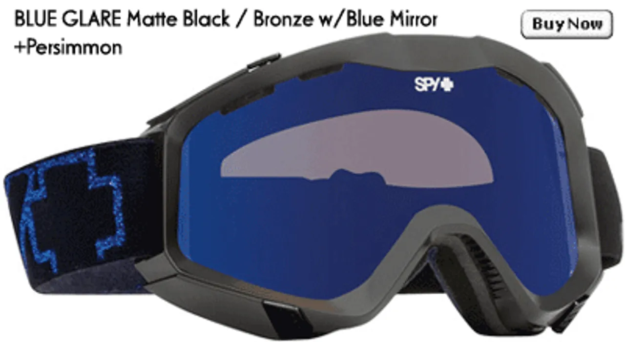 Spy Zed Blue Glare Blue Mirror Goggles