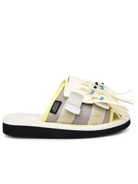 Suicoke    Suicoke Hoto Cab Slipper In Ivory Syntic Lear