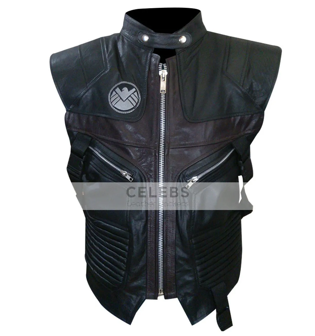 The Avengers Hawkeye Jeremy Renner Leather Vest