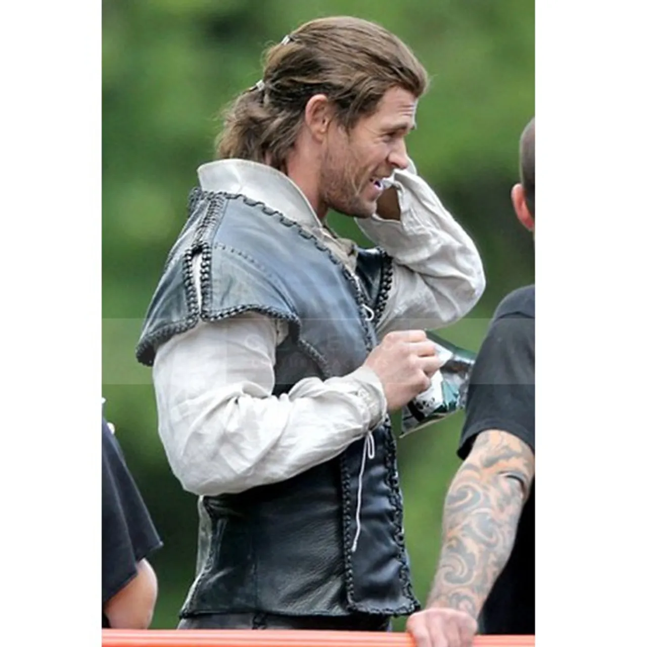 The Huntsman Chris Hemsworth Black Leather Vest