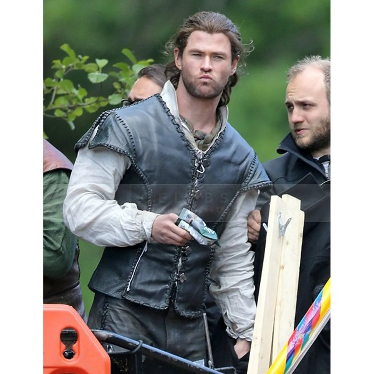 The Huntsman Chris Hemsworth Black Leather Vest