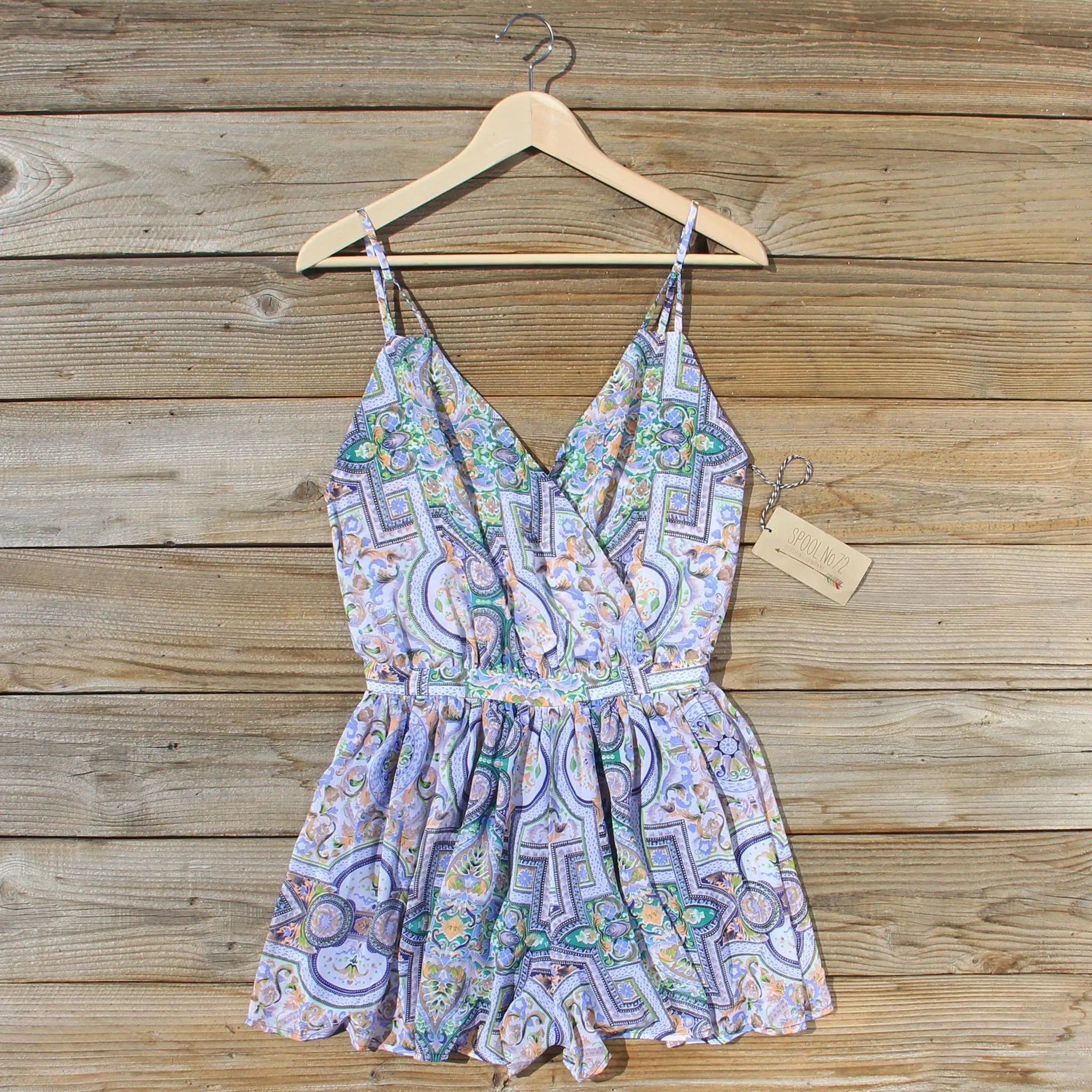 The Nile Romper in Blue