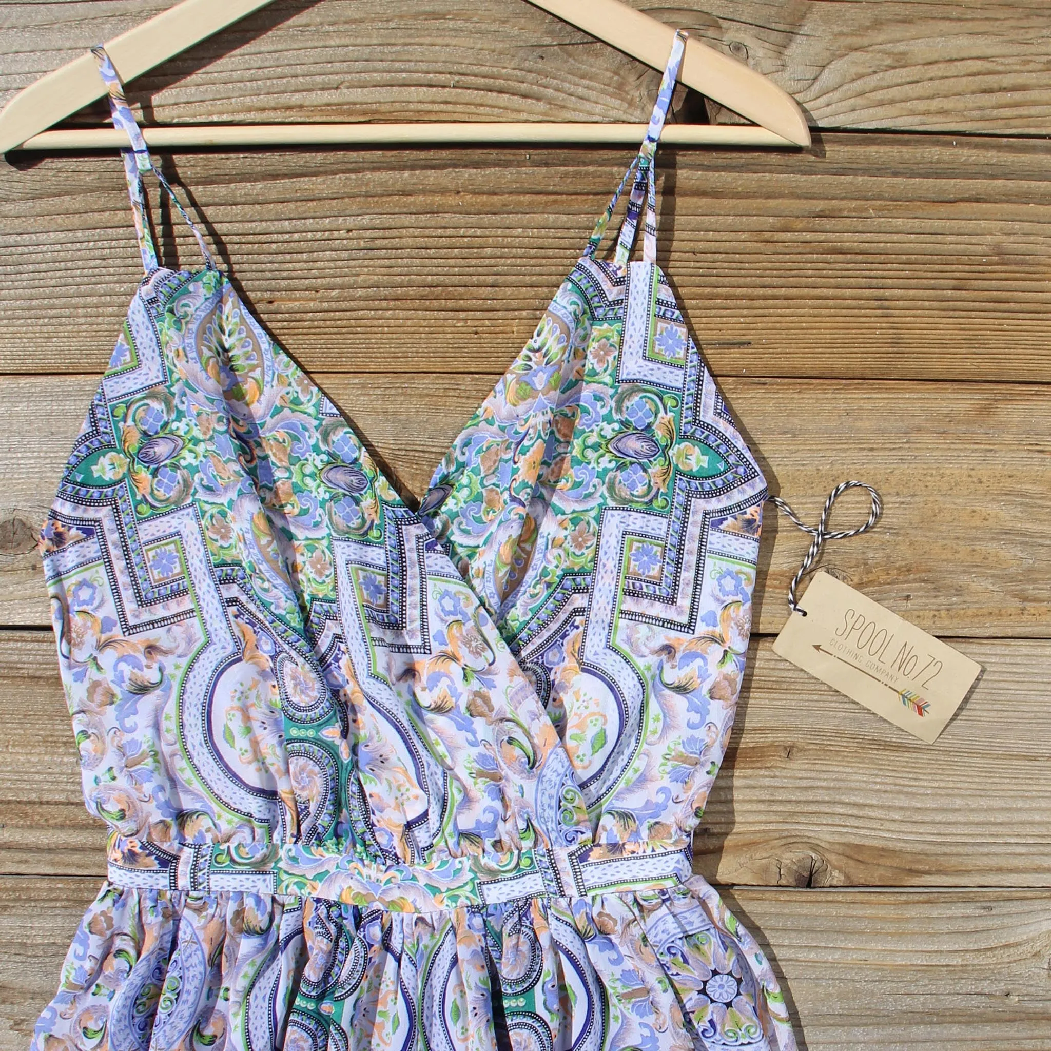 The Nile Romper in Blue