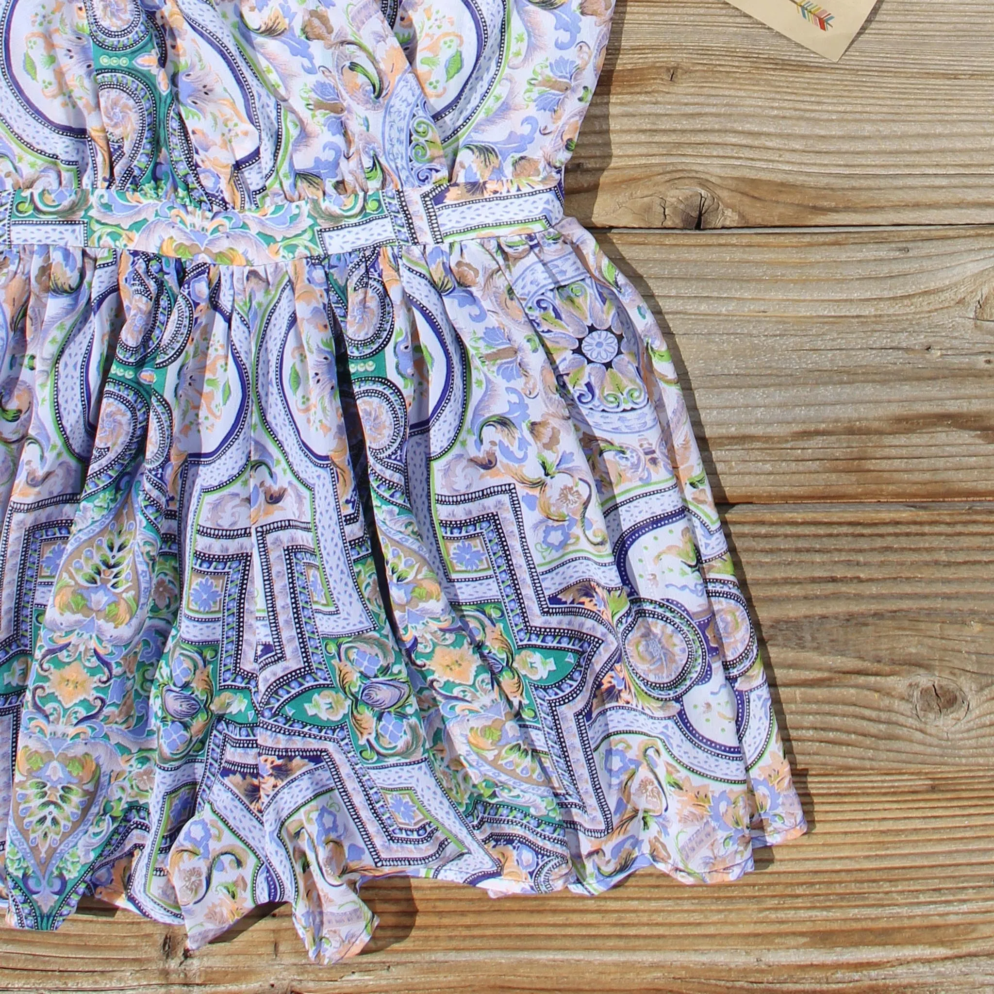 The Nile Romper in Blue