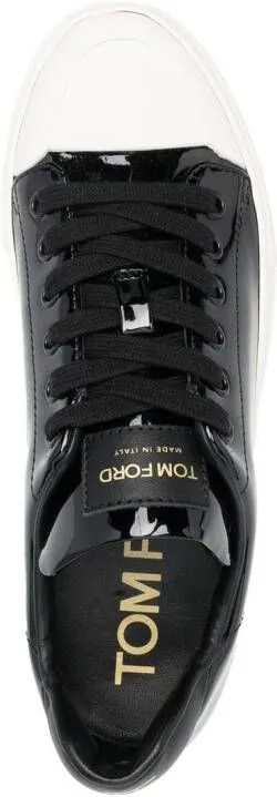 TOM FORD calf leather sneakers Black