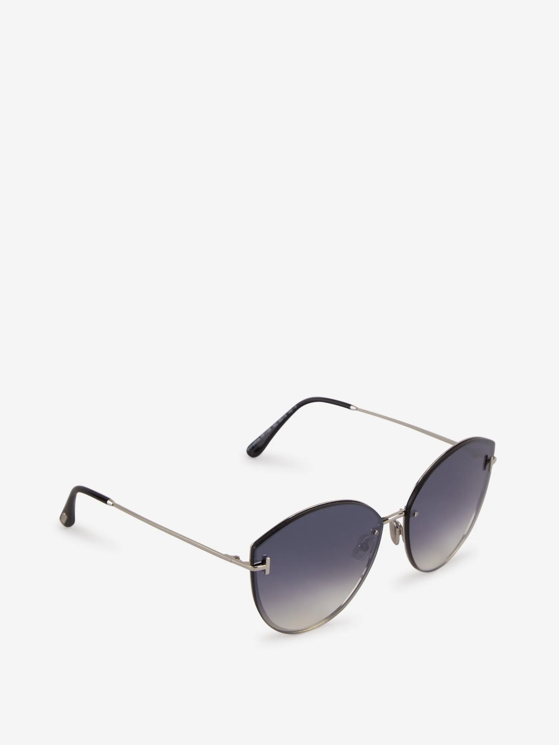 Tom Ford Evangeline Oval Sunglasses 