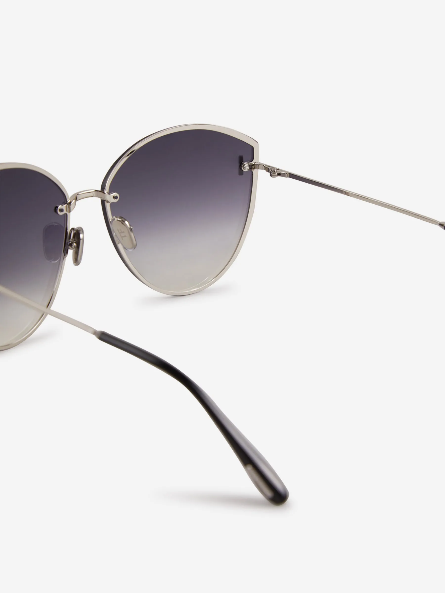 Tom Ford Evangeline Oval Sunglasses 