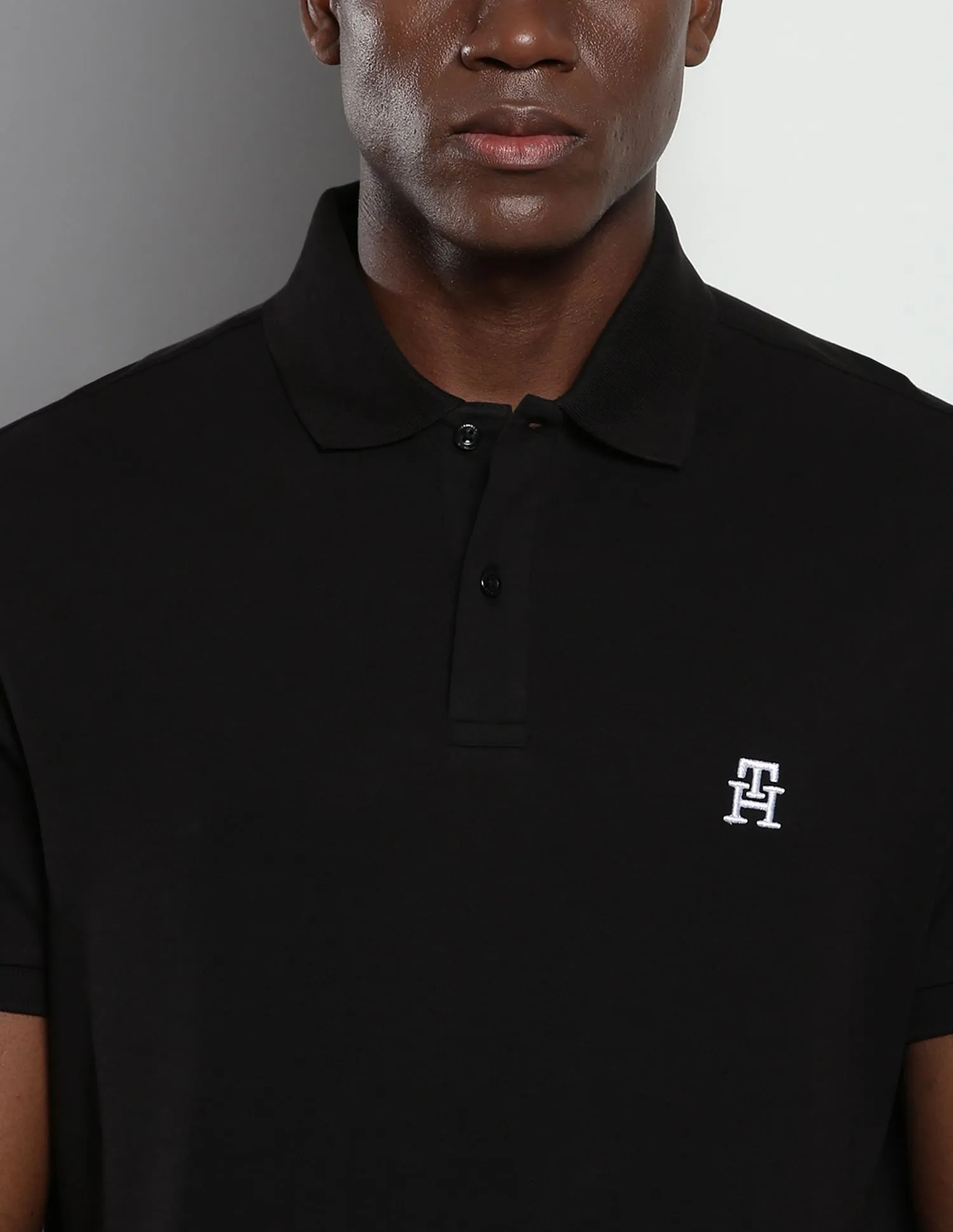 Tommy Hilfiger Solid Interlock Polo Shirt