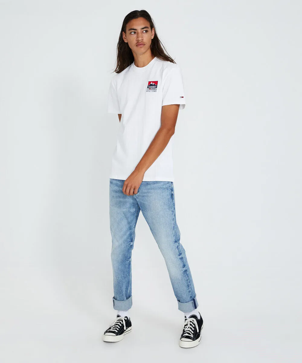 Tommy Jeans Tjm Mountain Back Logo T-shirt Classic White