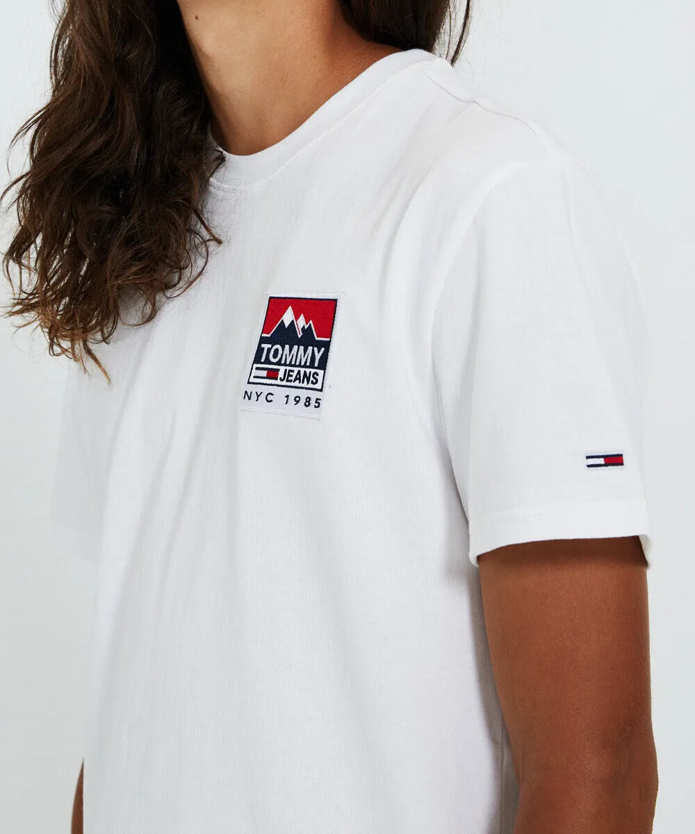 Tommy Jeans Tjm Mountain Back Logo T-shirt Classic White