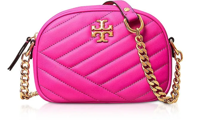 TORY BURCH CHEVRON QUILTED LEATHER SMALL KIRA BAG