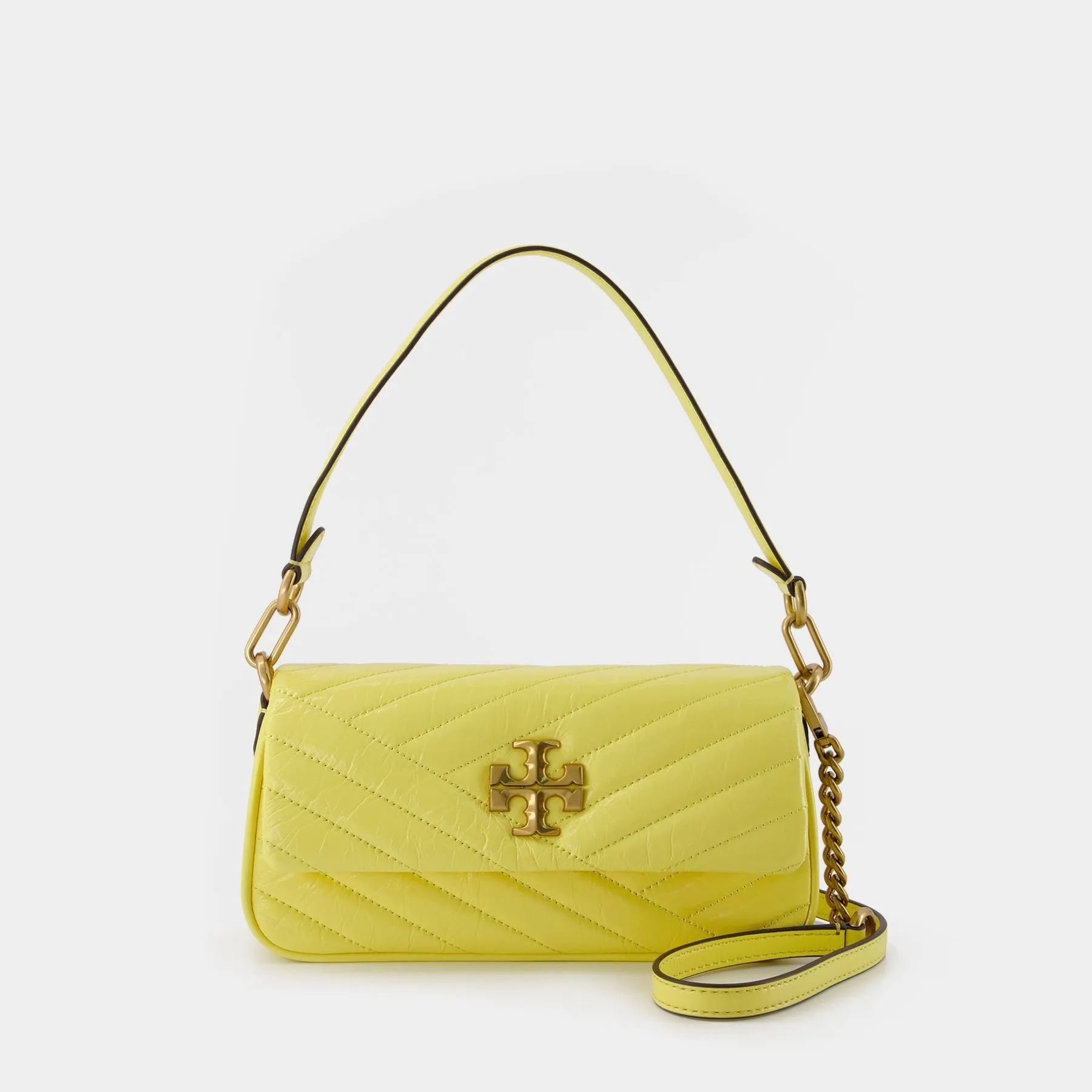 Tory Burch  Kira Chevron Patent Small Flap Shoulder Bag