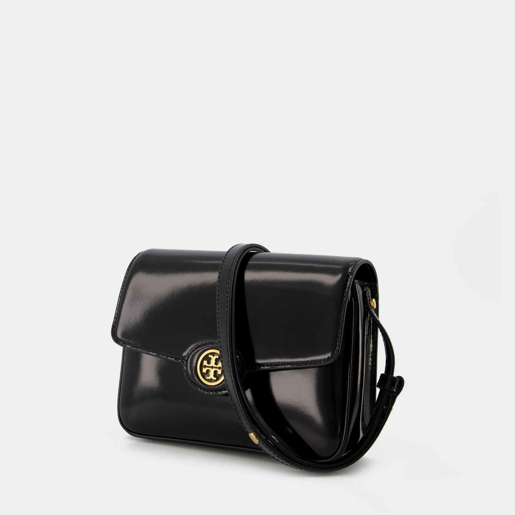 Tory Burch  Robinson Hobo Bag - Tory Burch -  Black - Leather