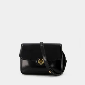 Tory Burch  Robinson Hobo Bag - Tory Burch -  Black - Leather