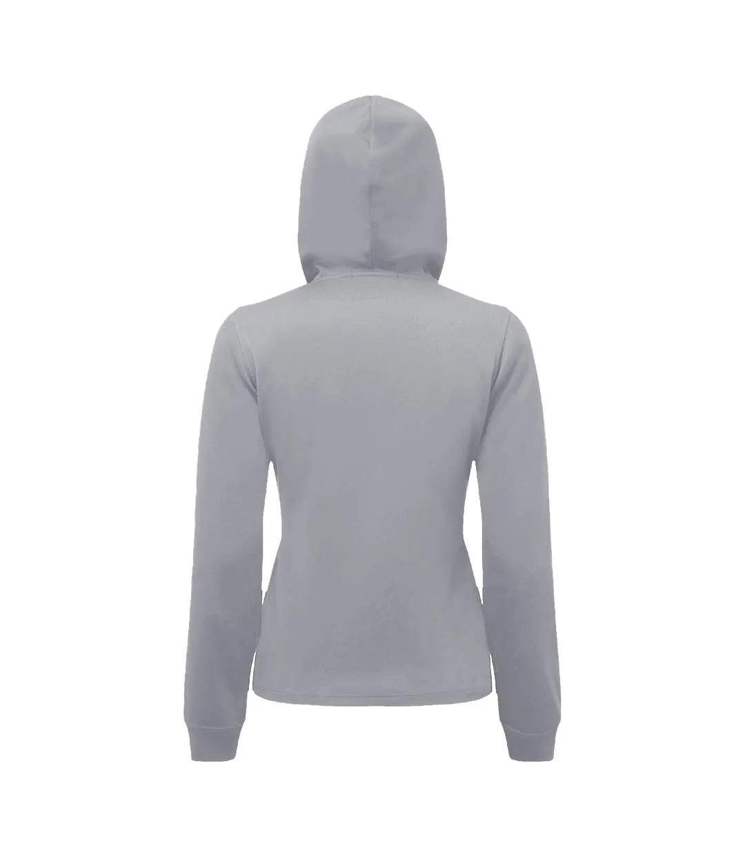 TriDri Womens/Ladies Spun Dyed Full Zip Hoodie (Grey Melange) - UTRW8440