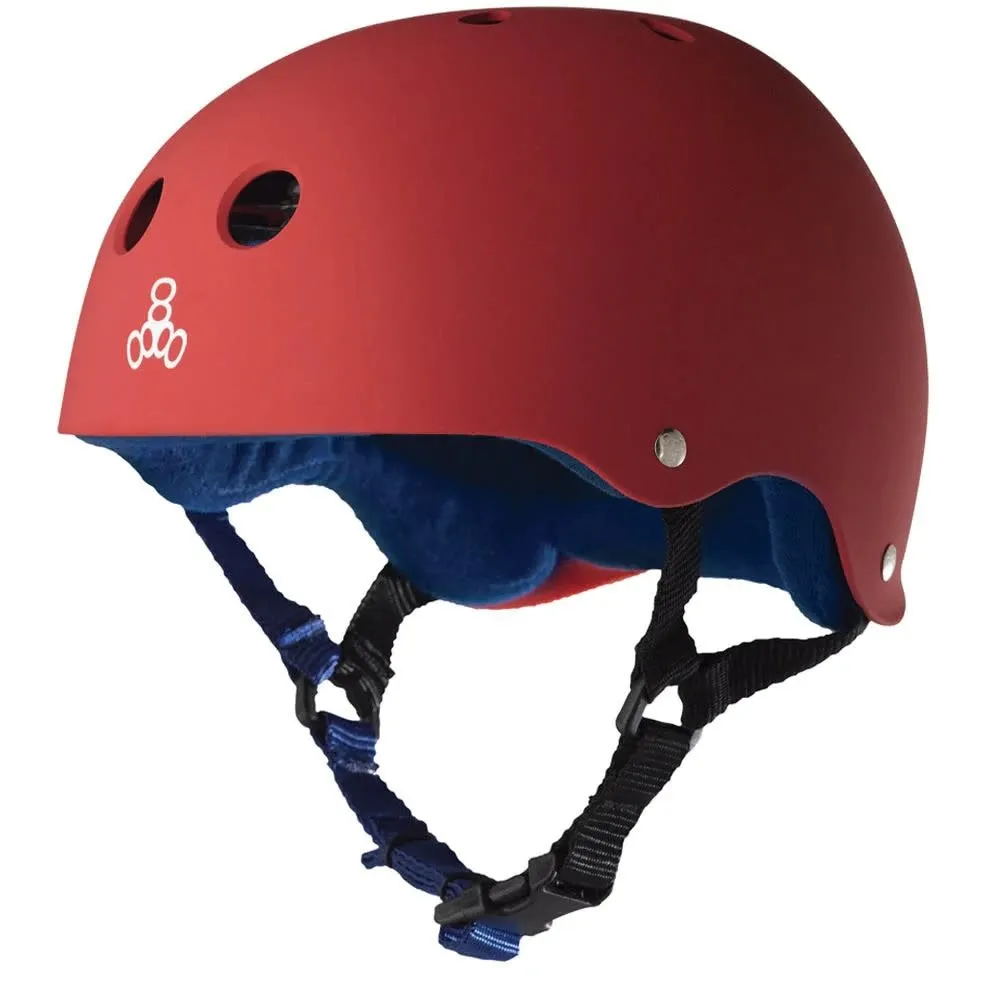 Triple 8 Skate Helmet - United Red Matte