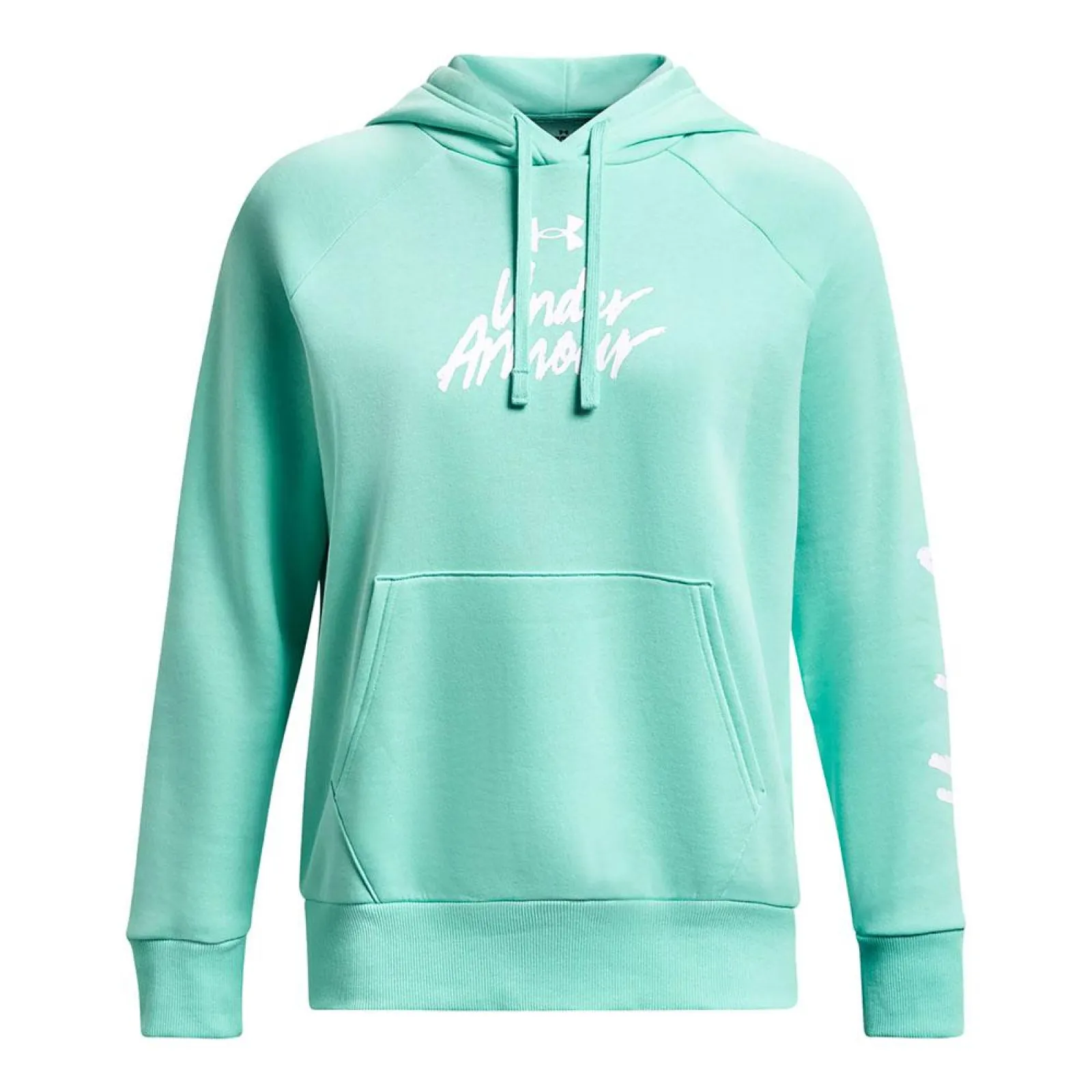 UA Rival Graphic Fleece Women's Hoodie ''Neo Turquoise''