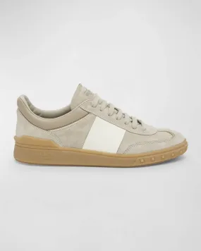 Upvillage Bicolor Stripe Low-Top Sneakers