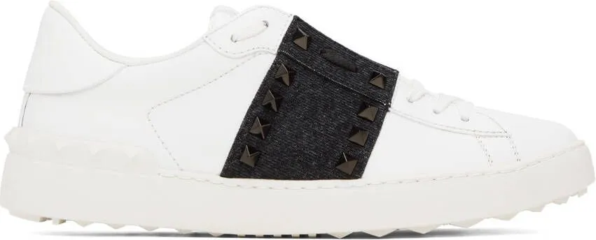 Valentino Garavani White Rockstud Untitled Sneakers