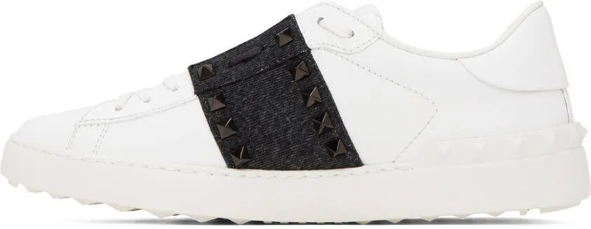 Valentino Garavani White Rockstud Untitled Sneakers