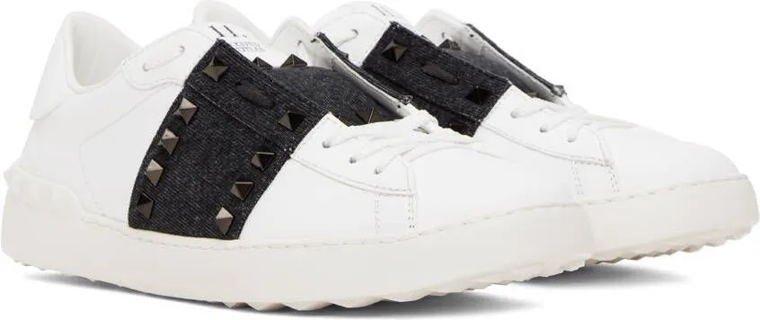 Valentino Garavani White Rockstud Untitled Sneakers