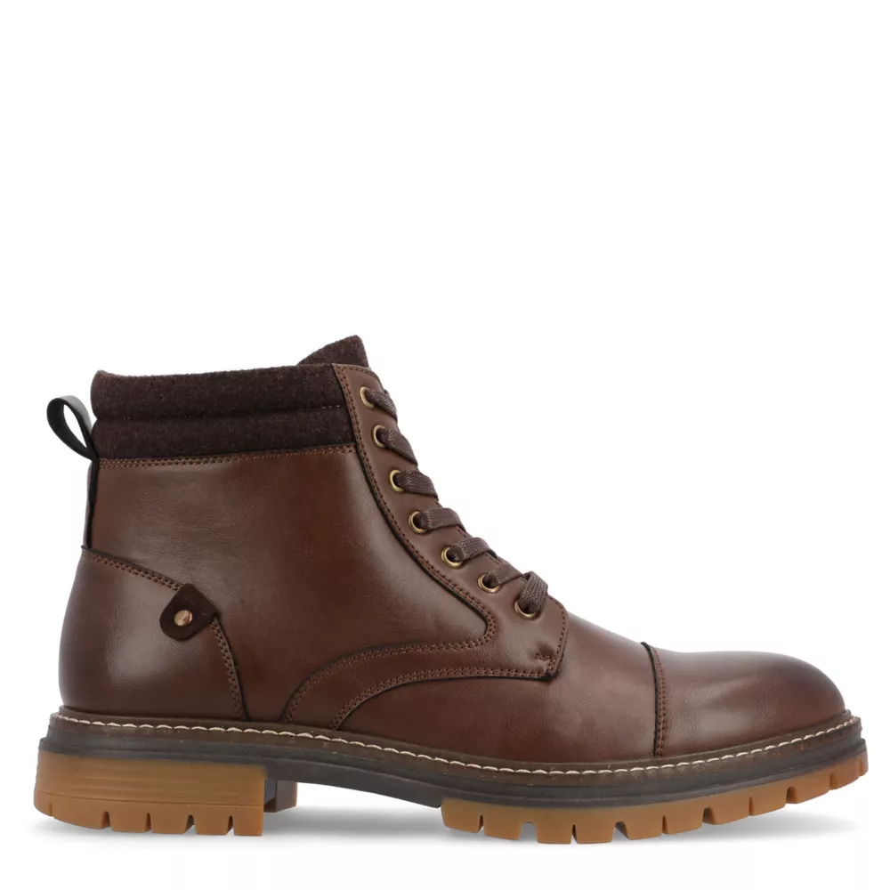 VANCE CO  MENS FEGAN LACE-UP BOOT