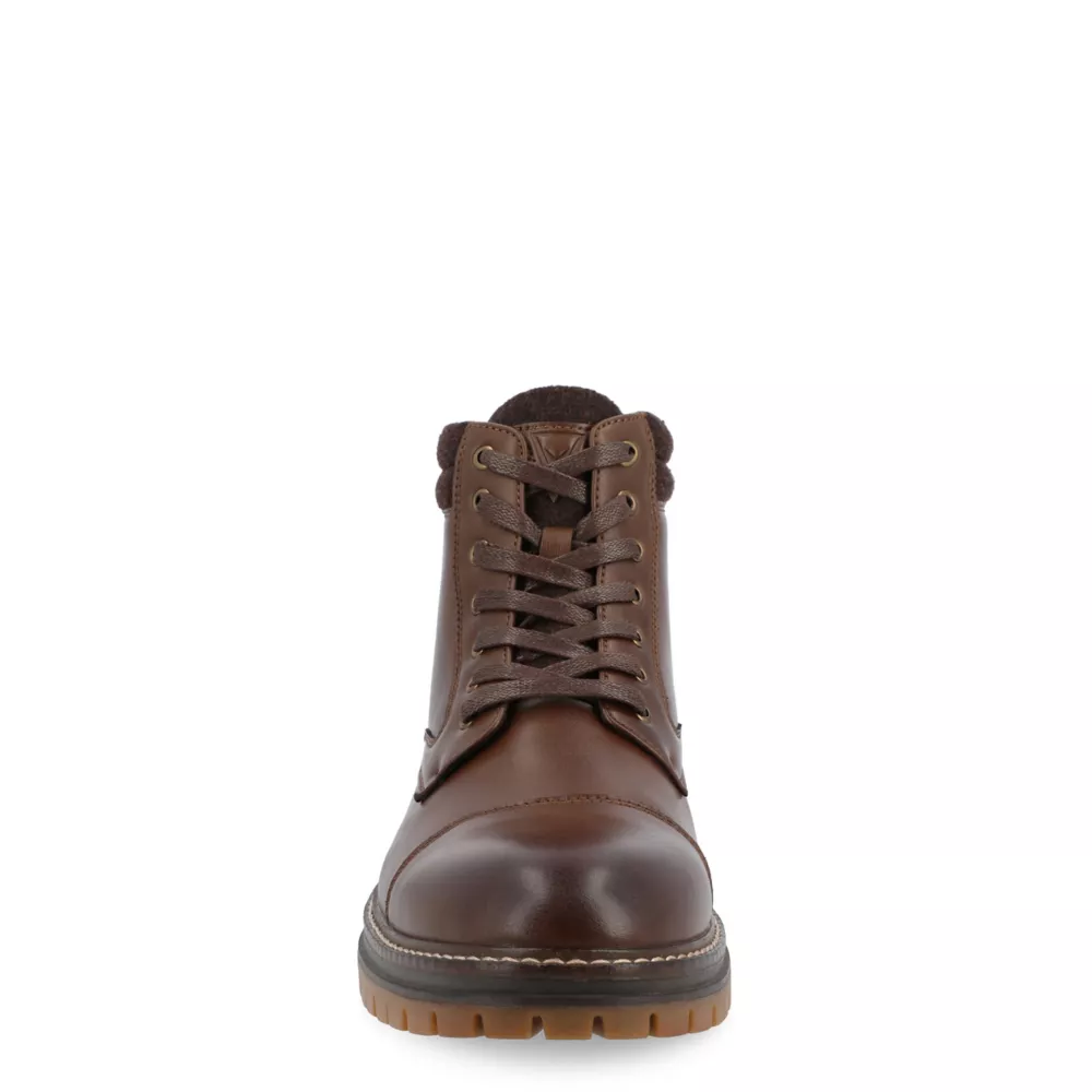 VANCE CO  MENS FEGAN LACE-UP BOOT