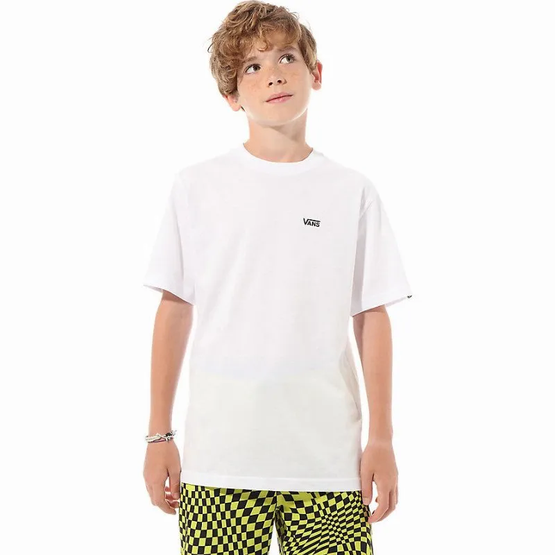 Vans BOYS LEFT CHEST T-SHIRT (8-14 YEARS) (WHITE) WHITE