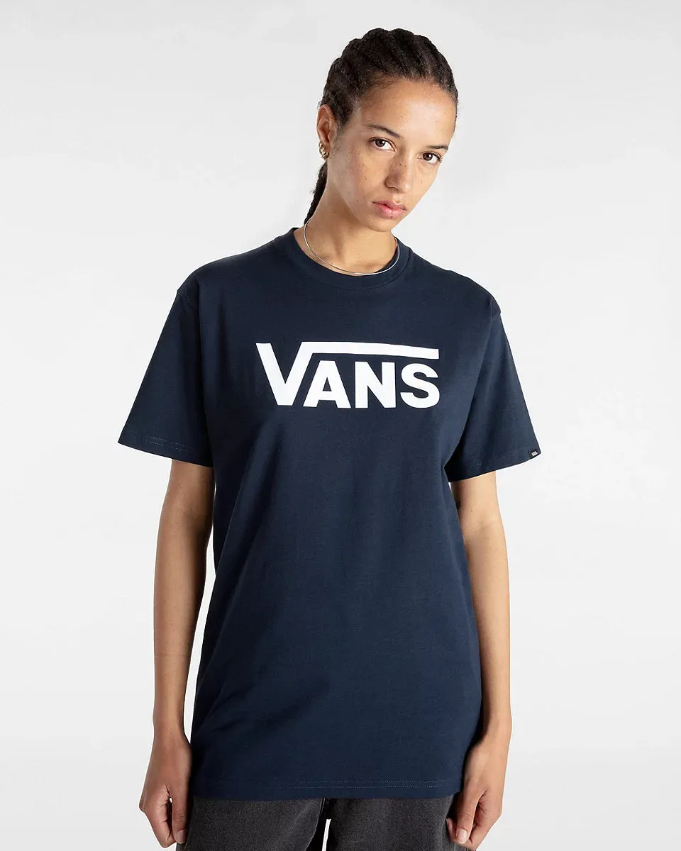 Vans Classic Logo T-shirt-Navy/White