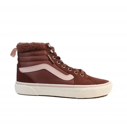 Vans Filmore Hi Guard | Root Beer Suede/Nylon | Hi Top Sneakers