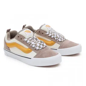 VANS Knu Skool Mgch Mgrey (mega Check Gray/marshmallow) Men,women Multicolour