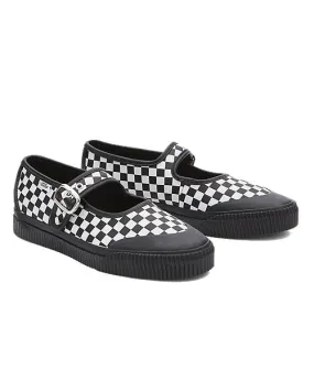 VANS Mary Jane Platform Lx Leat Misc (lx Leather Creep Checkerboard) Women White