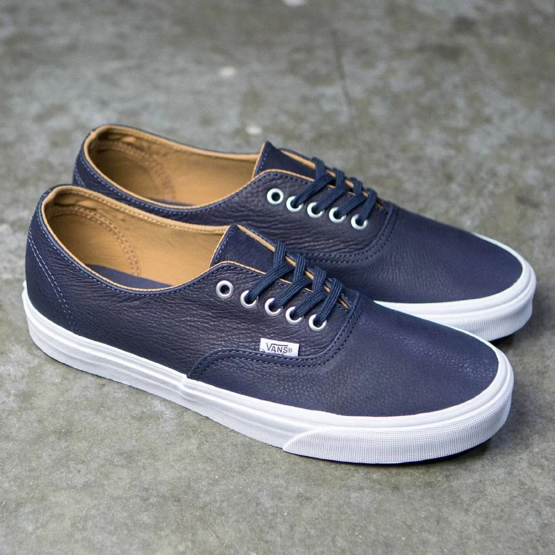 Vans Men Authentic Decon - Premium Leather (blue / parisian night / true white)