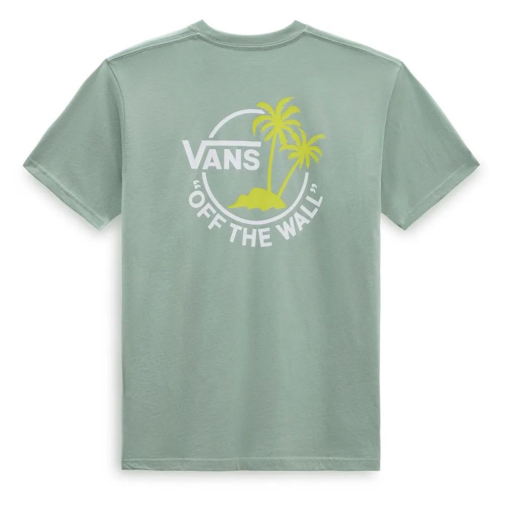 Vans Men's Mini Dual Palm Tee - Iceberg Green/White