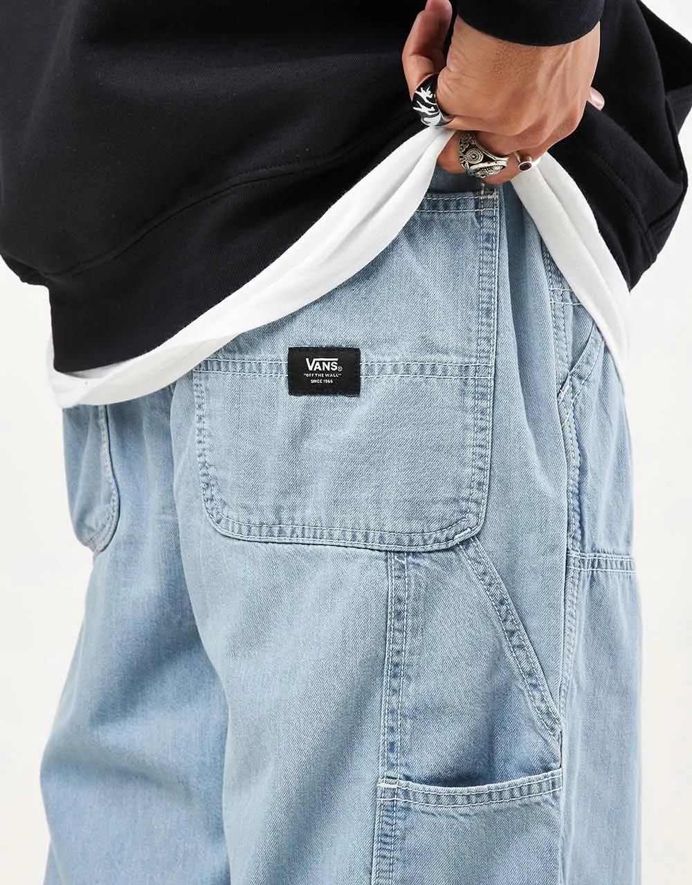 Vans Range Baggy Tapered Carpenter Pant - Stonewash Blue