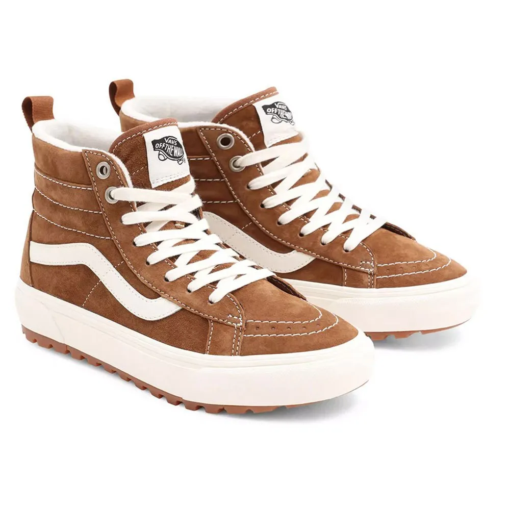 VANS Sk8-Hi MTE-1 Women's Shoes - Dachshund Brown Suede